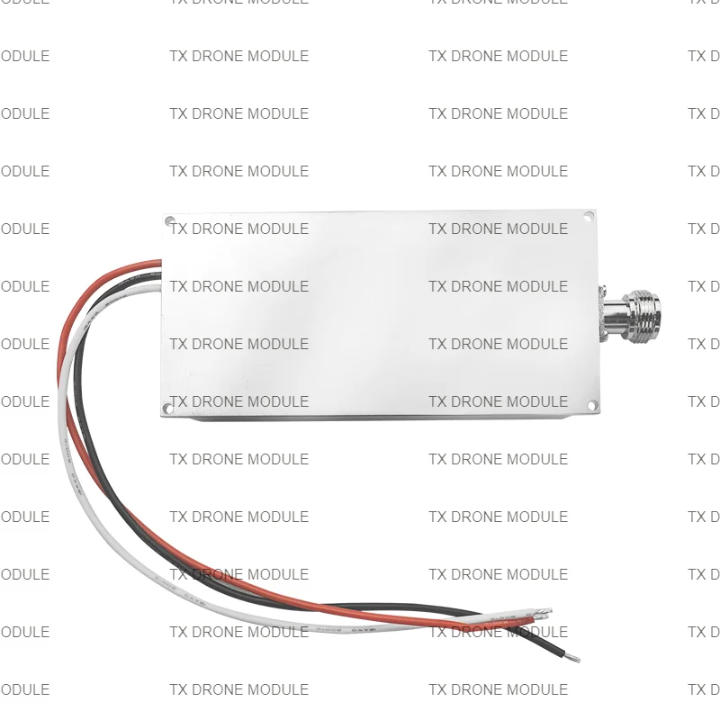 Высокомощный модуль анти-дрона 50 Вт с счетчиком N-соединения, FPV, настроить Частотный блок для дрона 433 м, 800 м, 900 м, 1,2 г, 1,5 г, 2,4 г