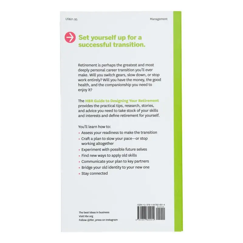 دليل HBR لتصميم مراجعة أعمال التقاعد الخاصة بك، مطبعة مراجعة أعمال Harvard Business 9781647824914