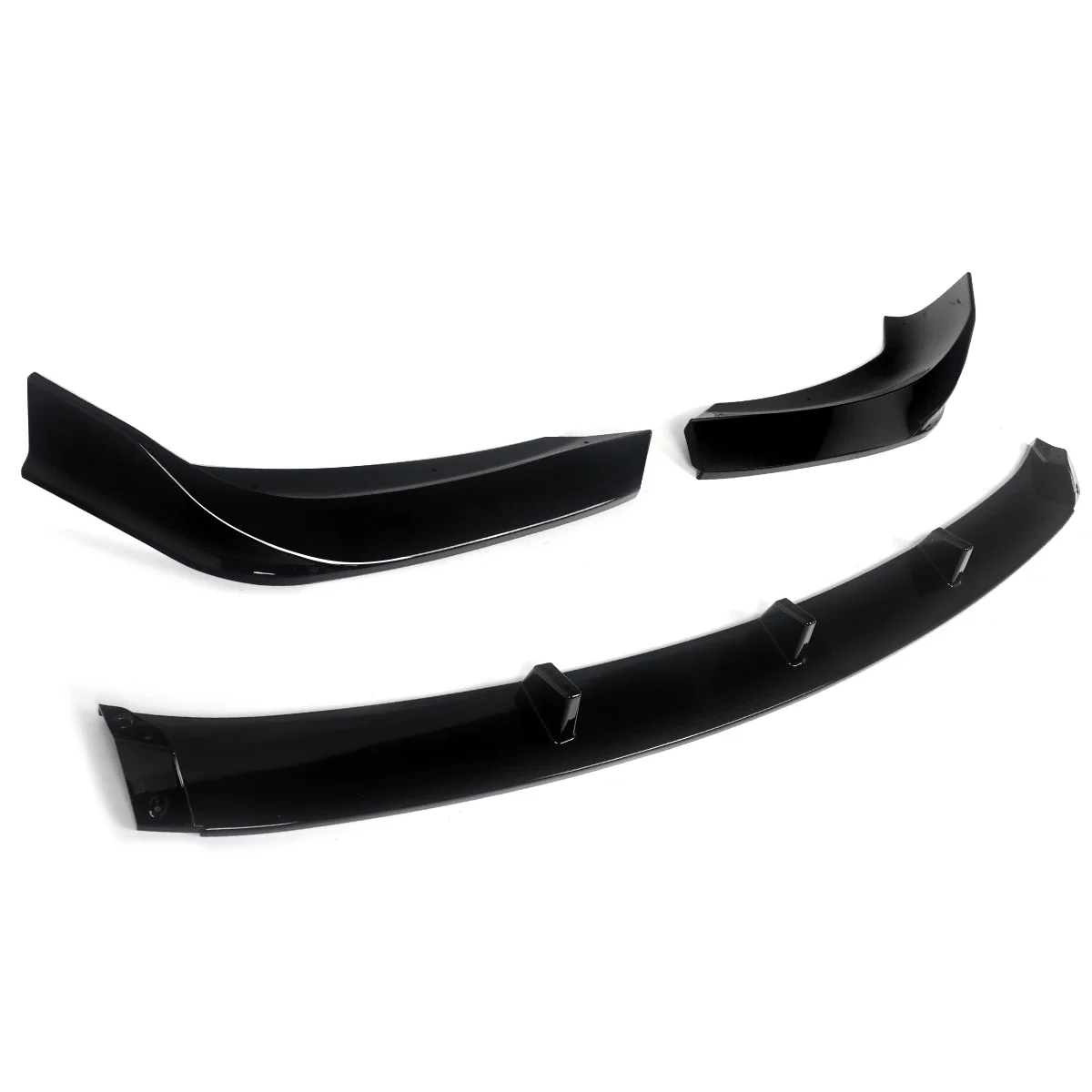 Magickit Front Bumper Splitter Spoiler Lip AC Style for BMW F48 F49 X1 M Sport SDrive18i 20i 28i 2016 2017 2018 2019 2020 2021 - view 5