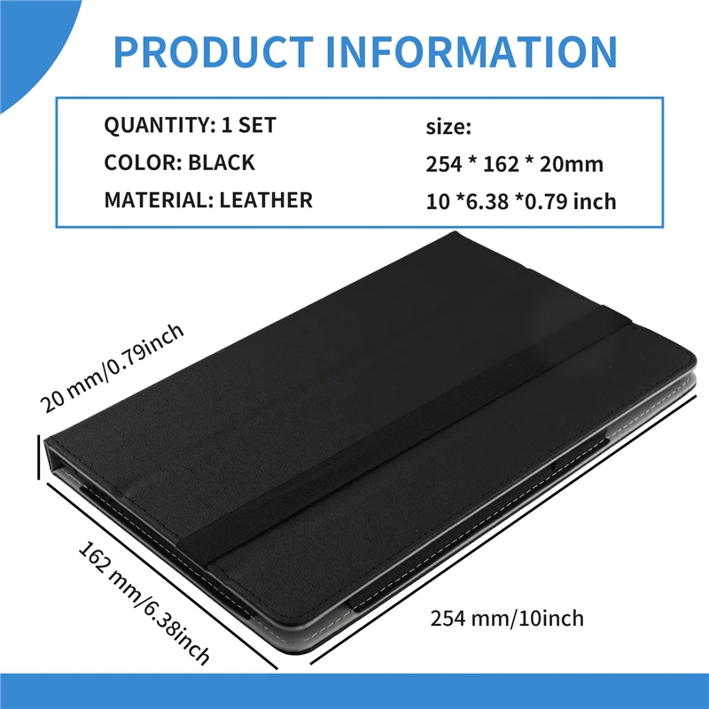 Casing Tablet untuk ALLDOCUBE Iplay40 Tablet 10.4 Inci Casing Kulit PU Penutup Casing Lipat untuk CUBE Iplay 40