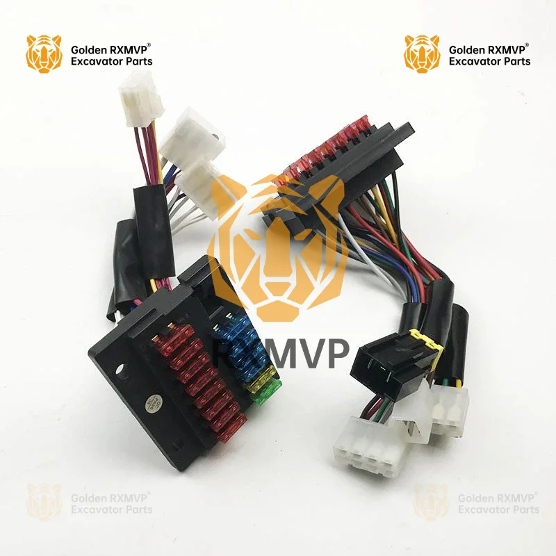 Excavator parts Doosan Daewoo DH150/220/225/300/370-7-9 fuse box assembly image 2