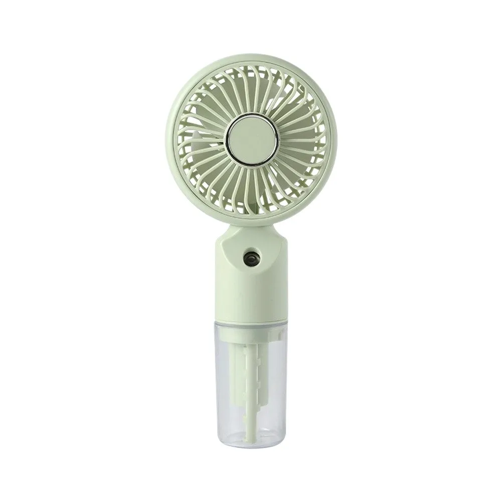 USB Rechargeable Compact Mist Fan for Individual Air Movement Support During Long Hours of Sitting or Standing