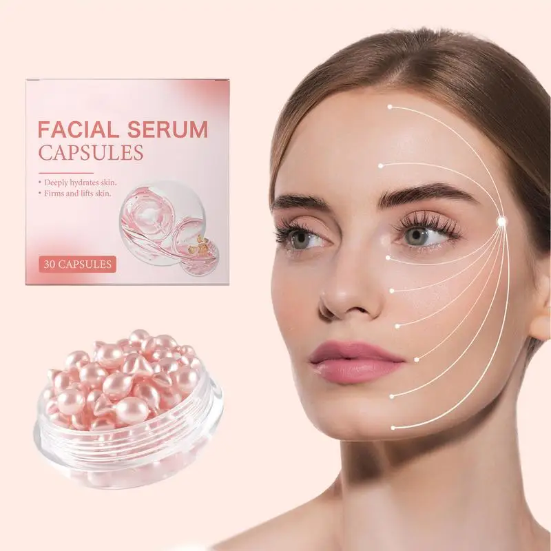 

Hyaluronic Acid Capsules Serum Hydrating Repair Moisturizing Liquid Facial Moisturizing Brightening Firming Face serum