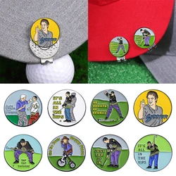 Golf Hat Mark Creative Patterns Ball Hat Clip Marker Magnetic Removable Golf Ball Position Mark Golf Accessories Golfer Gifts