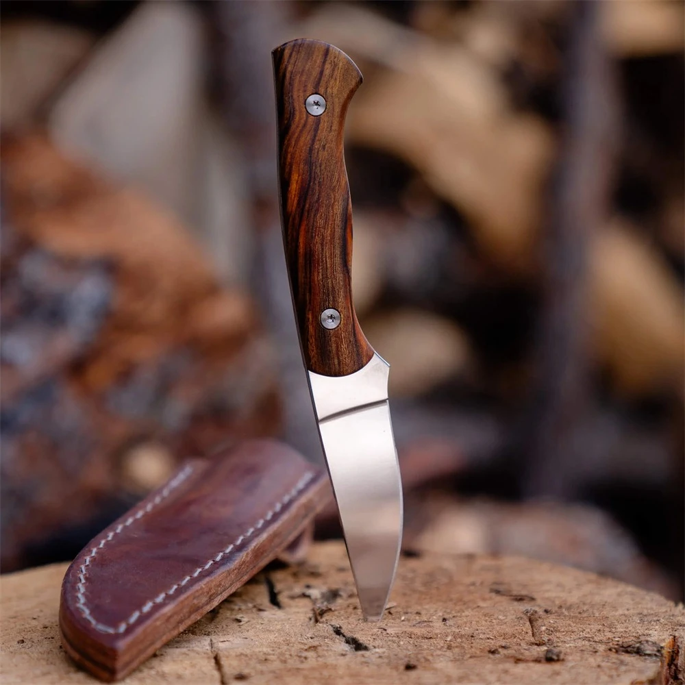 

Деревянная ручка высокой твердости, лезвие 8Cr13Mov с ножнами, EDC, спасательные инструменты для самообороны, выживания, уличный нож с фиксированным лезвием