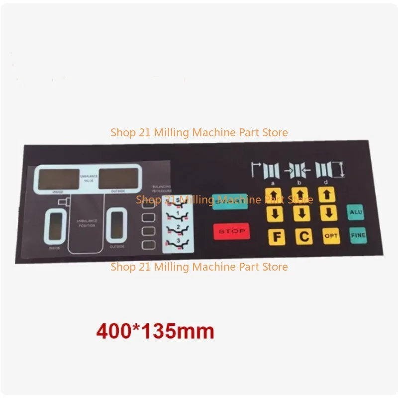 Tire Wheel Balancer Machine Key Board Panel Button Display Board For Unite U-100