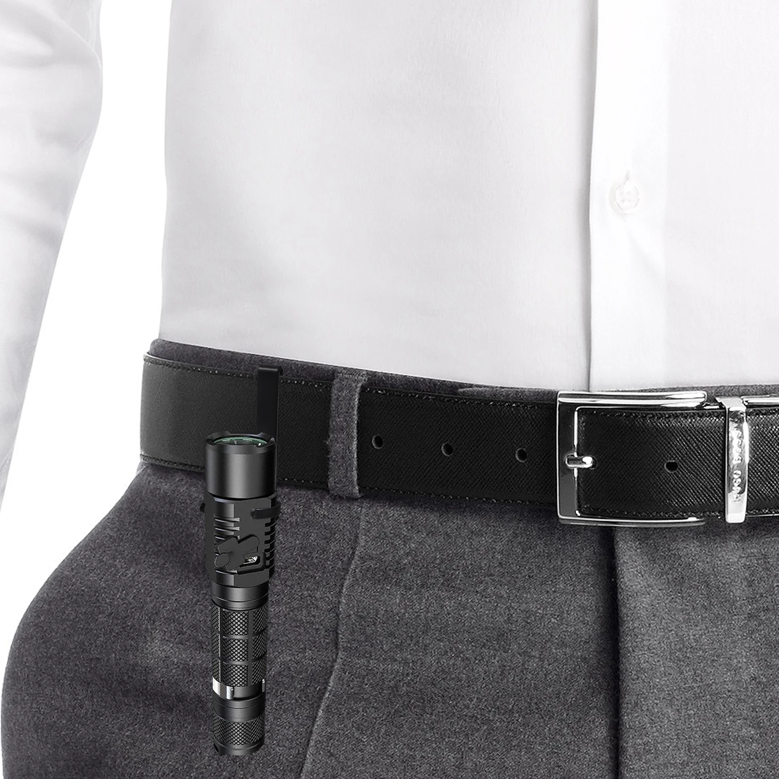 

Flashlight Metal Waist Flash Light Waist Clips Clips Holder Duty Belt Bracket Iron Mount Tool Storage Organizer