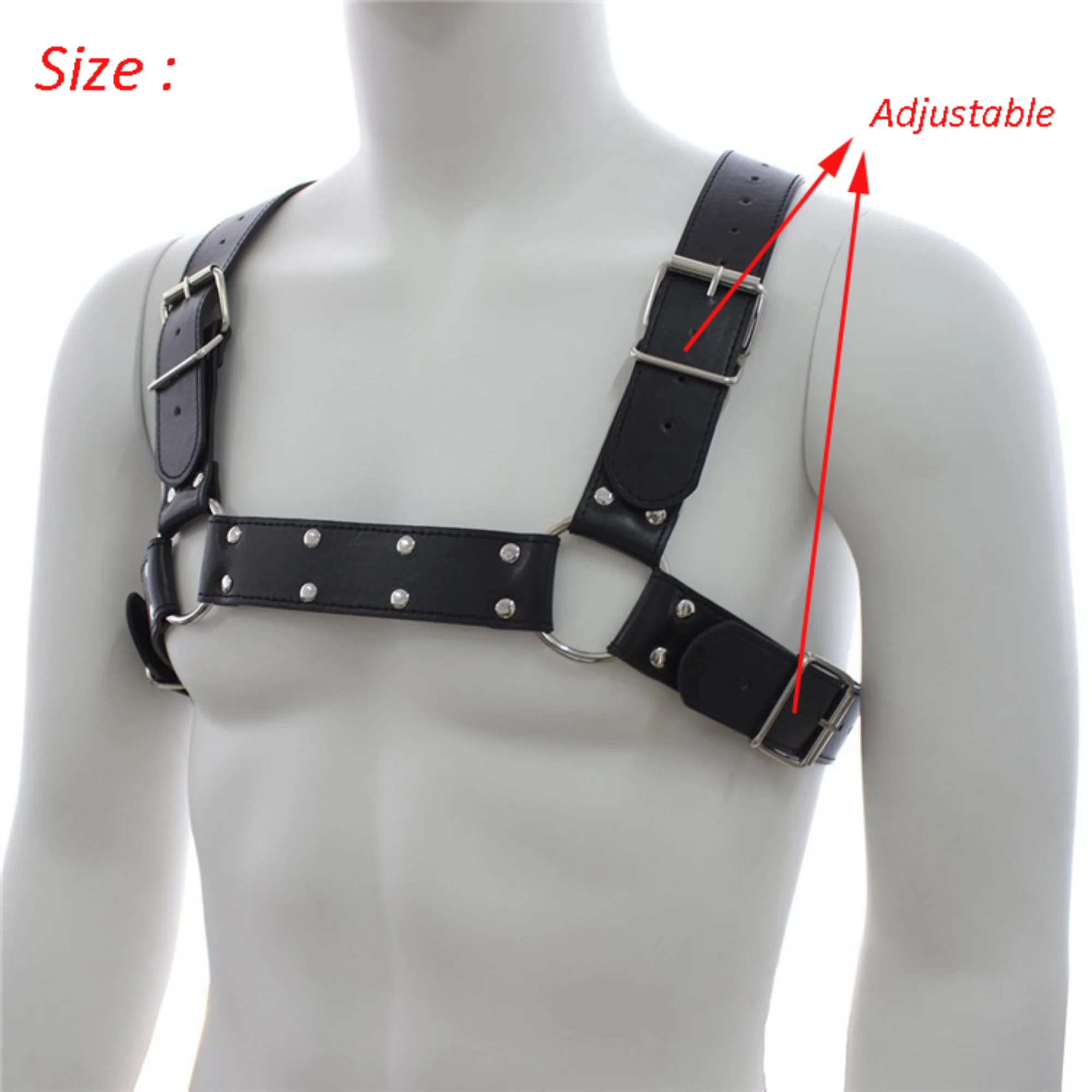 Bdsm Pet Roleplay Set Dog Hood Mask Party Play Mask Leather Male Chest Harness Strap Dog Tail Plug Neck Collar Sex Toy Erotic