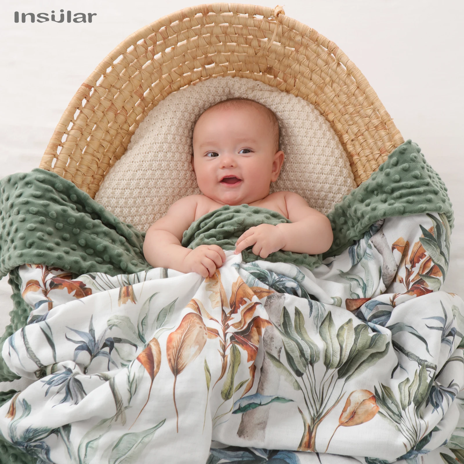 

Kids Baby Cotton Quilt Thick Cartoon Print Bean Blanket Infant Bebe Soft Comfort Winter Children Room Bedding Sets 110*140