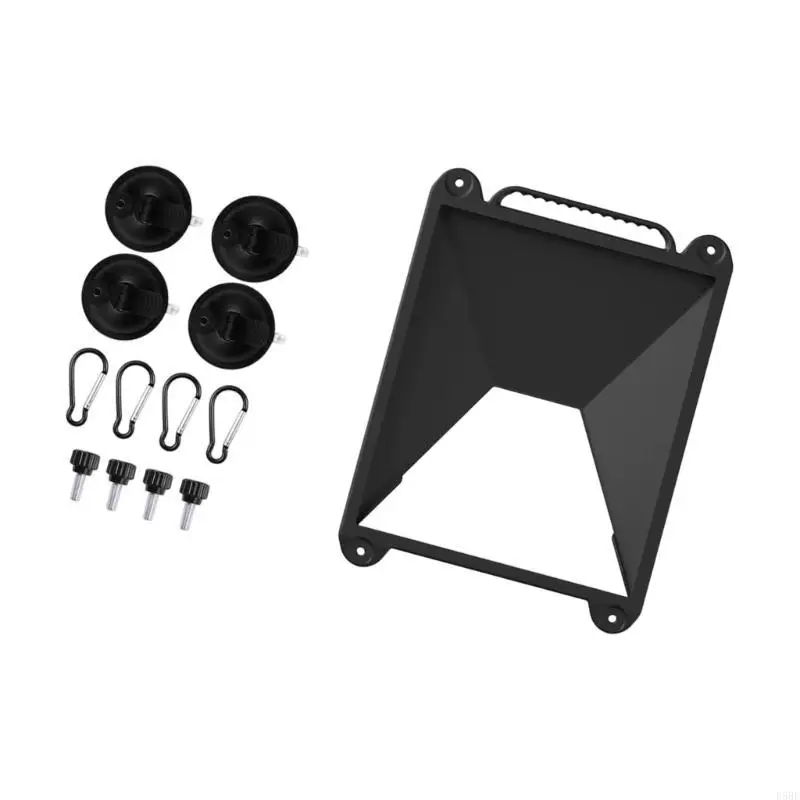 

D5BE Universal Silicone Car Mount Cover with Strong Suction Cup for Satellite Receiver