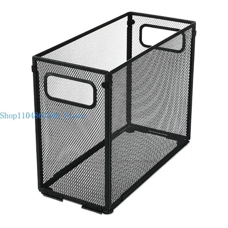 5asd Metal Desktop File Organizers Magazine Book Organizers Storage Case Detachable Stackable for School Office Supplies