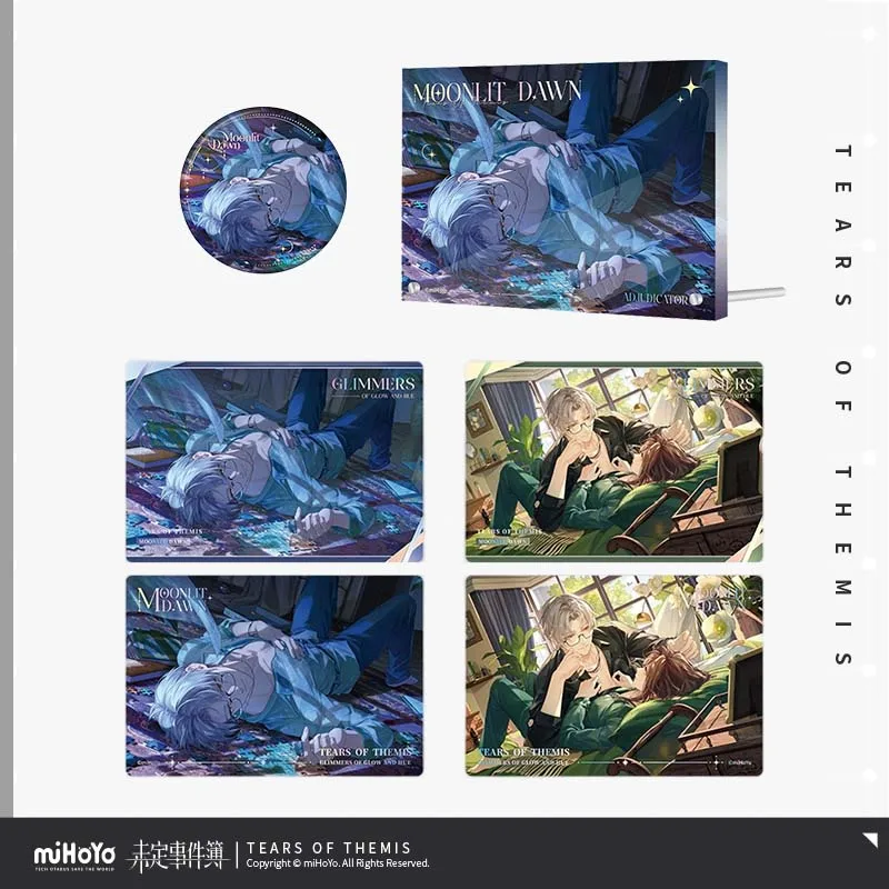 

Presale Sunsyea Tears of Themis Official Merch miHoYo Original SYYQ Theme Series Badge Acrylic Ornament Cards Set Adjudicator