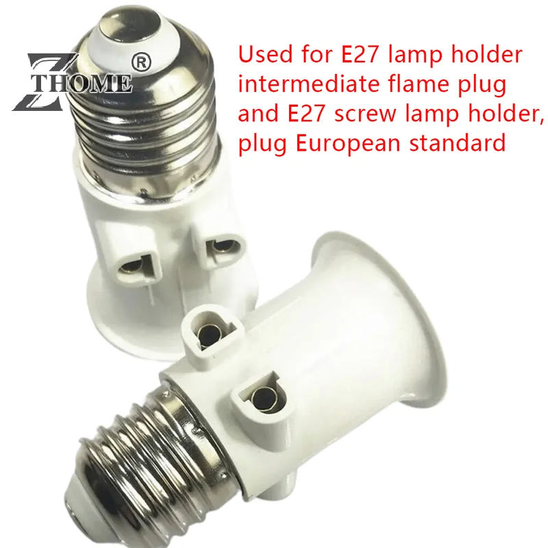 E27 Split Flame Head Converter Plug Connector E27 Bulb Adaptor Lamp Holder Base Socket Conversion Lighting Accessories