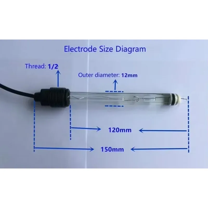 

Strong acid and strong alkali pH electrode/corrosion-resistant pH probe