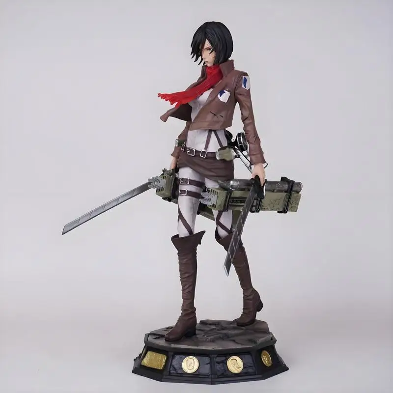 30cm-anime-attack-on-titan-mikasa-ackerman-gk-figure-standing-pose-collectible-model-statue-desktop-decoration-gift-for-fans