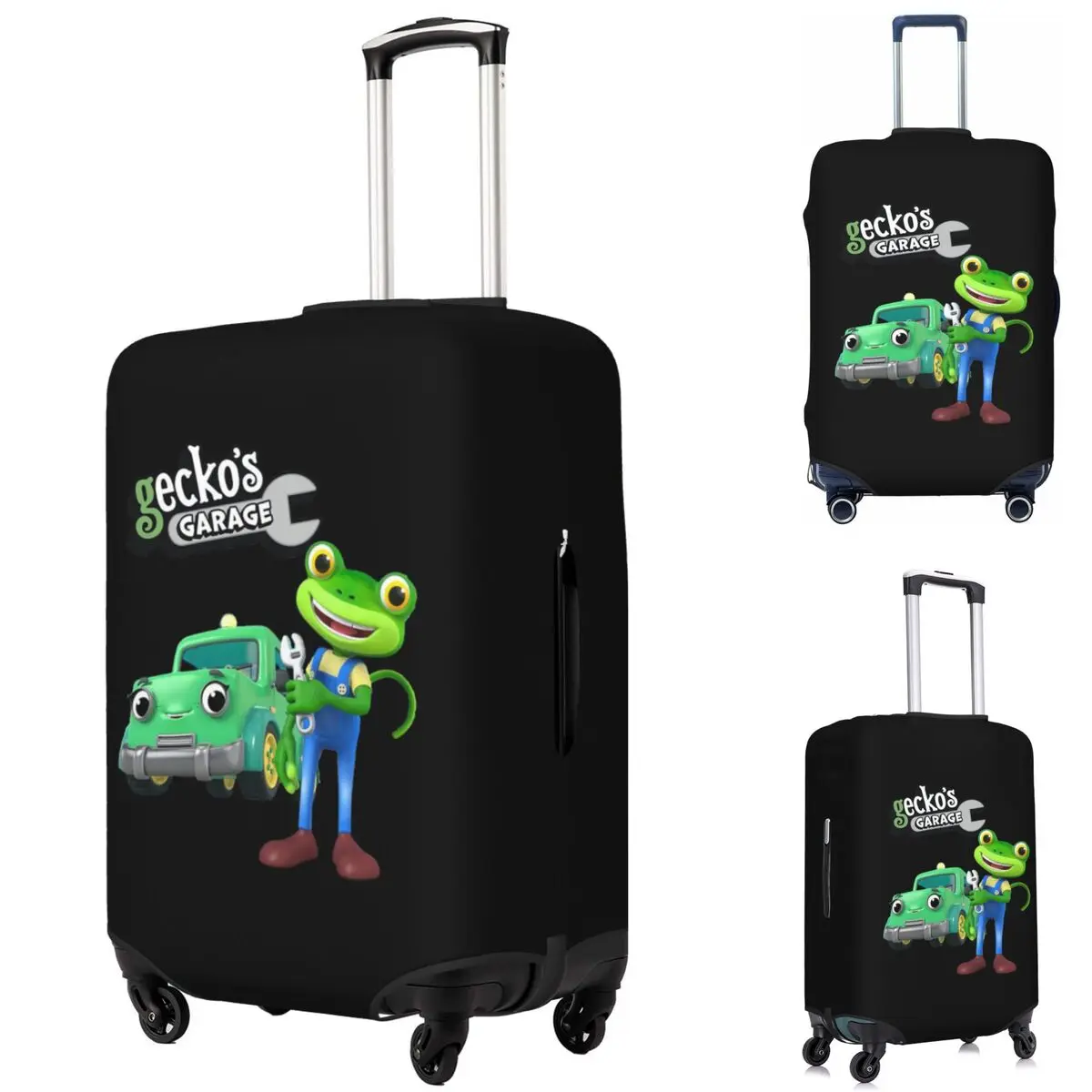 

Tilly The Tow Truck Geckos Garage Fixing Trucks Vehicles Suitcase Cover Protection Elastic Trip Luggage Protector Covers