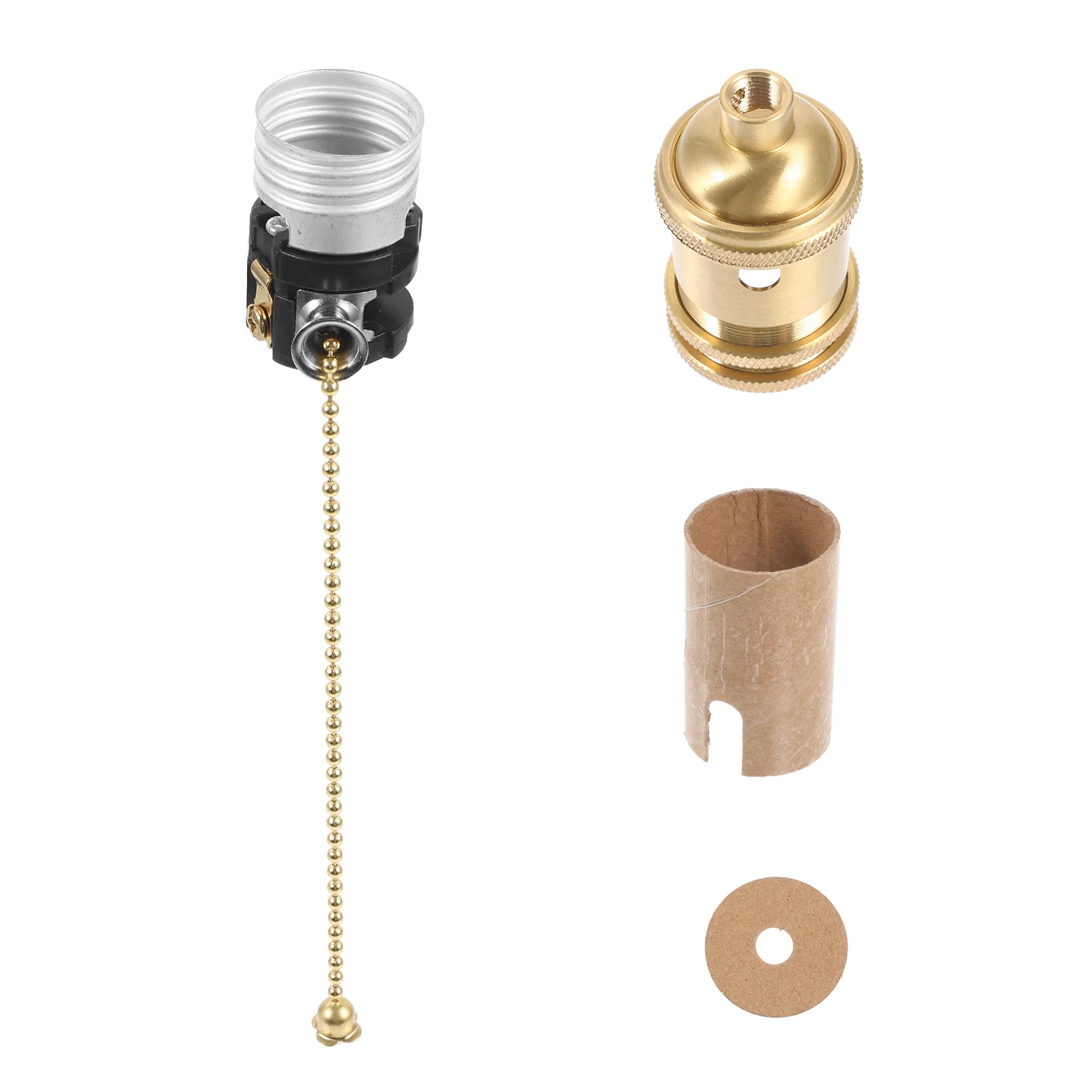 

LED Light Bar Pure Copper Lamp Holder Ceiling Lights Lampholder with Pull Chain Head