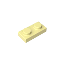 Gobricks GDS-502 platte 1x2 kompatibel mit Lego 3023 6225 Stück DIY-Baustein für Kinder
