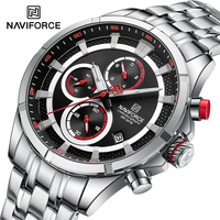 NAVIFORCE Fashion Classic Watch For Men Luxury Brand Quartz Multifunction Chronograph Military Sport Wristwatch Waterproof Clock