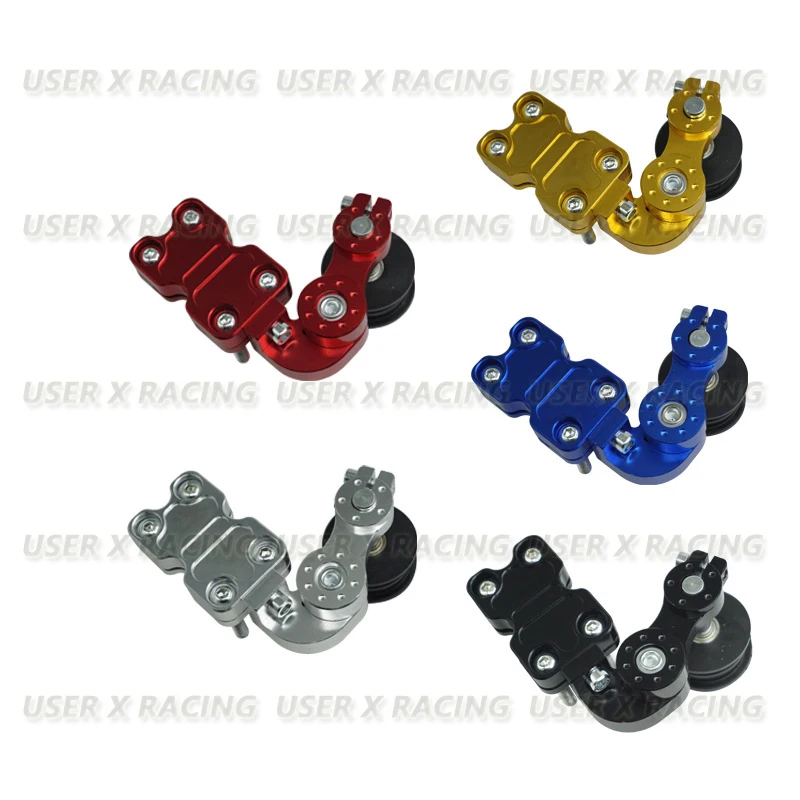 USERX Motorcycle Universal accessories Chain Tensioner Adjuster CNC aluminum alloy For ATV Motocross High quality durability