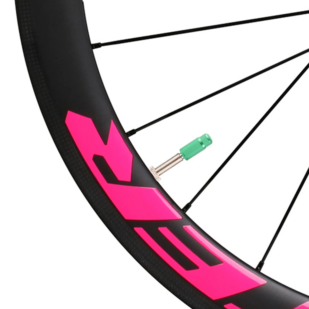 

5pcs Aluminum Alloy Tire Air Caps Polished Anodized Valve Covers For Bicycle Mountain Bike Decoration Protection Bike Tire Caps