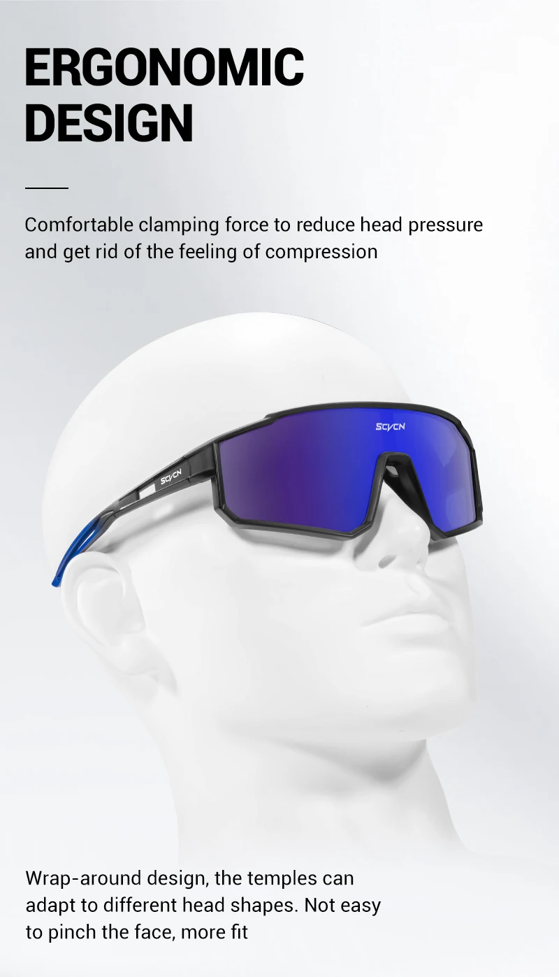 SCVCN Trendy Hot Sonnenbrille UV400 Schutz Outdoor Fashion Sportbrille Männer Frauen Ästhetisch ansprechende Straßenfotografie – Detail 6