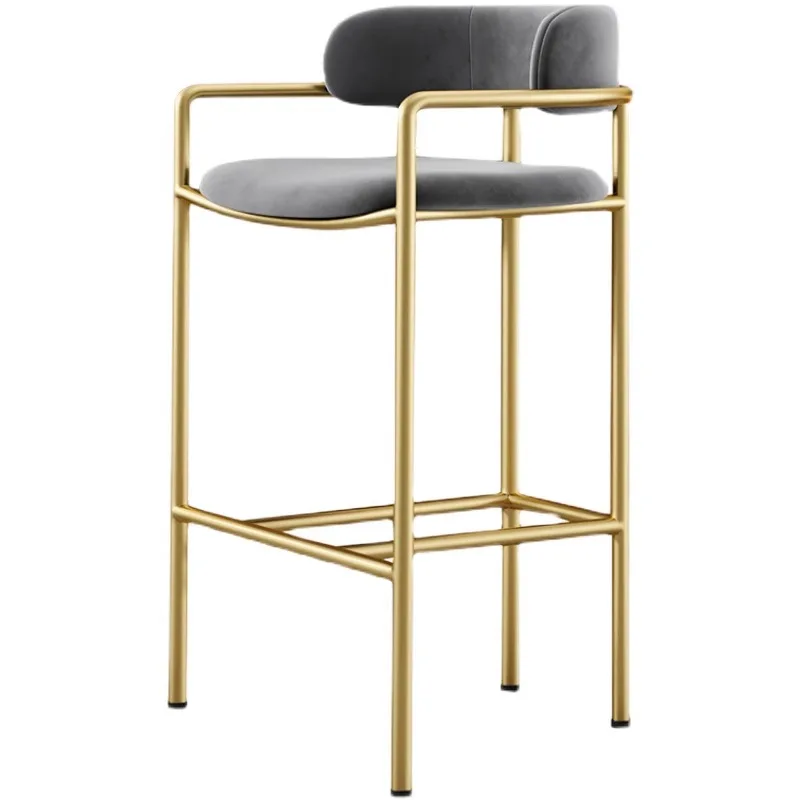 Tabouret de bar de luxe Minimstartwear, chaise de bar pour cuisine, design de jeu, Sgabello Cucina Alto, décoration de la maison