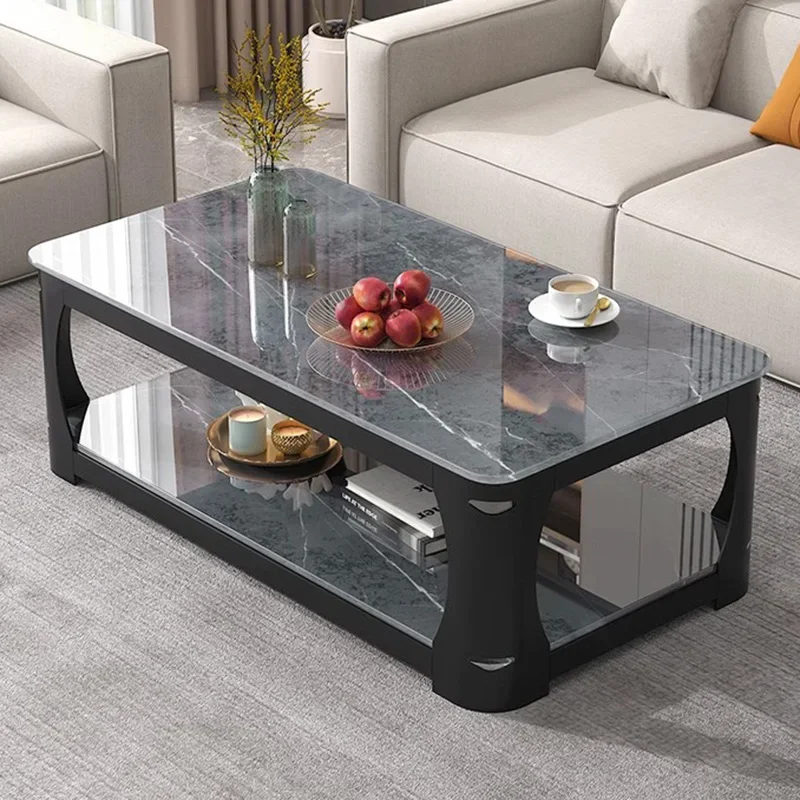 Simple Clear Coffee Table Cute Decoration Luxury Living Room Modern Designer Side Table Unique Couchtisch Postmodern Furniture