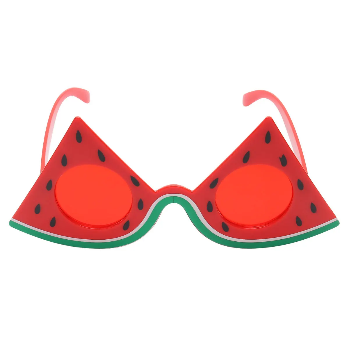 

1pc Watermelon Shaped Glasses Fruit Inspired Sunglasses for Beach Party Tropical Vacation Photo Booth Props Birthday Celebration