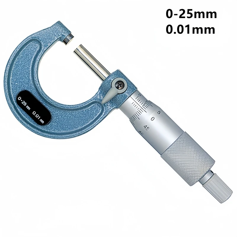 CNC Outside Micrometers 103-138 103-139 0-25mm 25-50mm 50-75mm 75-100mm Metalworking Measuring Accuracy 0.01mm Measuring Tools