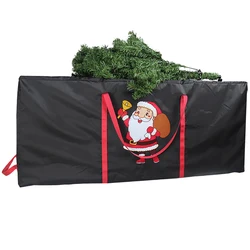 Foldable Xmas Decoration Storage Bag Christmas Tree Wreath Oxford Cloth Bag For Storing Christmas Utenciles Garland Home Storage
