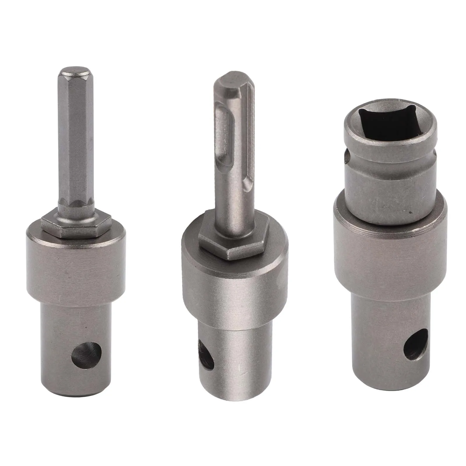 3PCS Earth Auger Adapter Hex Shank To 1/2 Inch Drive For Impact Wrench Electric Drill Digging Tool Garden Power Accessories