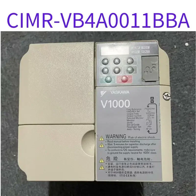 

Used CIMR-VB4A0011BBA 5.5KW/3.7KW, 380V,