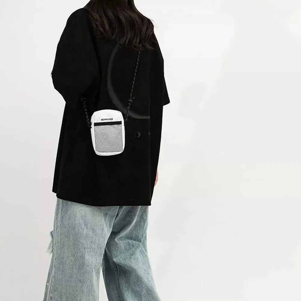 حقيبة كتف الموضة للرجال أكسفورد القماش فتاة المرأة حقيبة محفظة صغيرة محفظة الهاتف الخليوي الصغيرة في الهواء الطلق الخصر حزمة مع حلقة تسلق #2