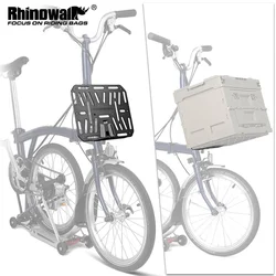 Rhinowalk Bike Bag Adapter Front Rack Bag DIY Carrier Block for Brompton Adapter Fit Bundle install Backpack Laptop Bag Box