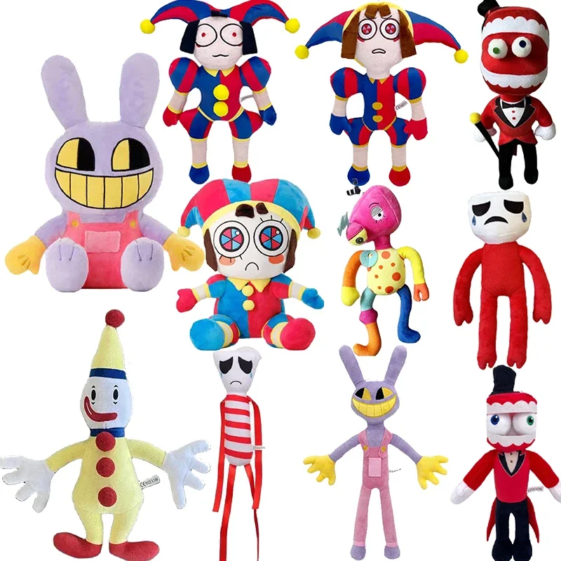 The Amazing Digital Circus Pomni Jax Plush Cartoon Plushie Toys Theater Rabbit Doll Stuffed Toys Children Christmas Kids Gifts