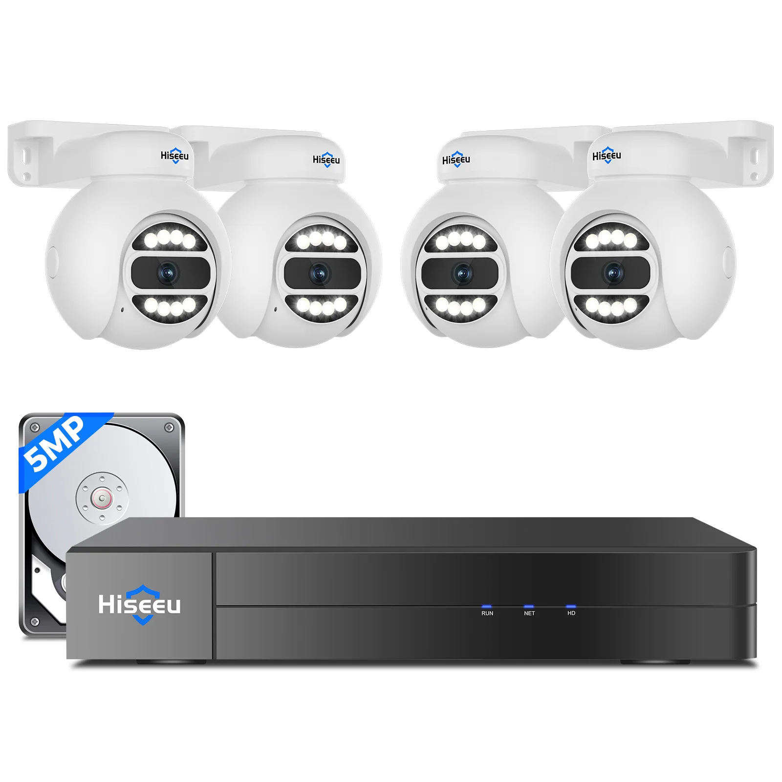 

Комплект наружного Nvr Комплект видеонаблюдения H265 5MP HD 2K Внутренняя камера видеонаблюдения Alexa H.265 32-канальный Nvr Система камеры видеонаблюдения 4k