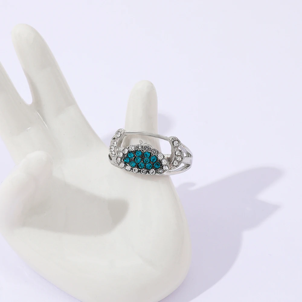 1 قطعة ليلو وستيتش خاتم الكرتون الموضة لطيف غرزة مجوهرات اكسسوارات لمحبي صديق هدية البطانة الزركون الدائري