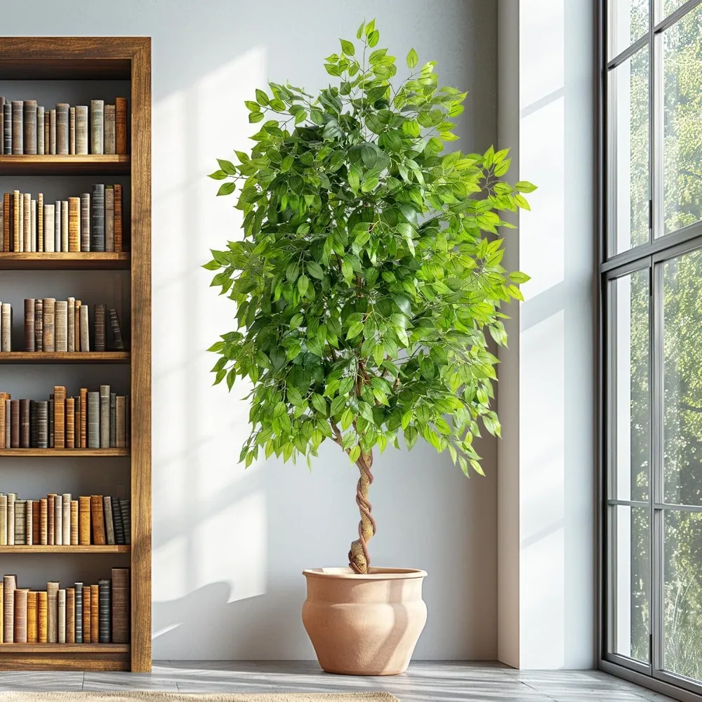 

7-foot Artificial Banyan Tree Used for Home Decoration, Artificial Silk Plant, Artificial Silk Tree with Flowerpot