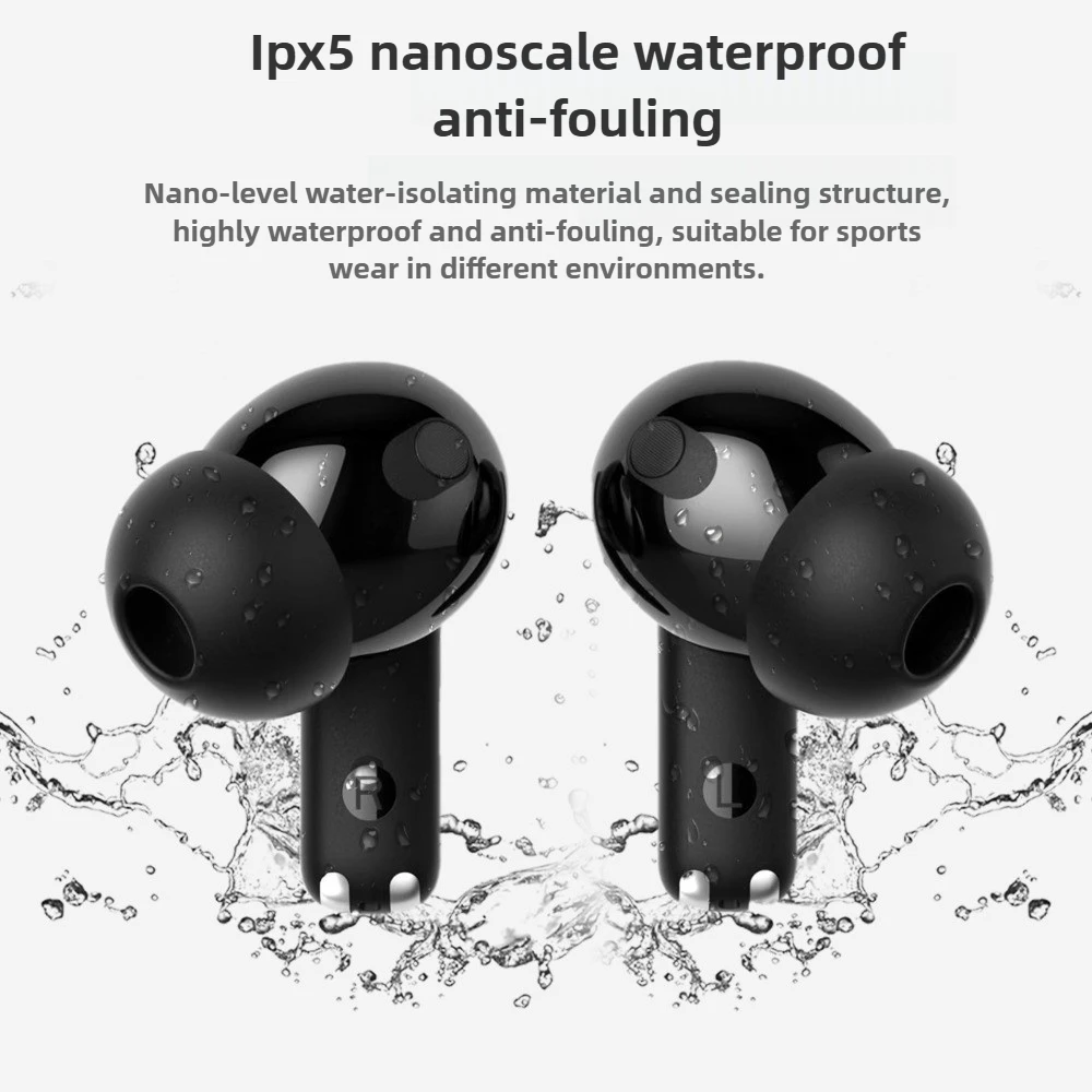 سماعة OKOP AI، سماعة بلوتوث لاسلكية، سماعة رأس بخاصية إلغاء الضوضاء داخل الأذن، سماعة رأس رياضية خارجية، سماعة ألعاب موسيقية عالية الجودة #5