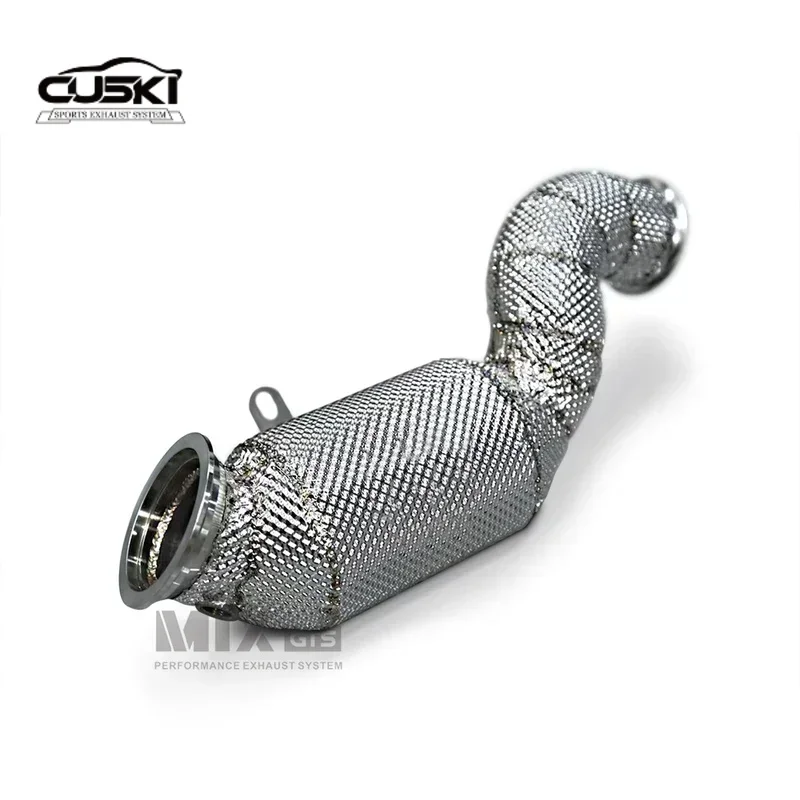 High Flow Exhaust System Applicable to Mercedes Benz E200 E260 e300 2.0T quality stainless steel Exhaust Modification Car Exhaus