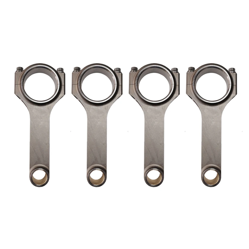 

HIMYCAR AUTO ENGINE PARTS FORGED 4340 H-BEAM CONNECTING ROD for CRX D16 D16A D16Y7 D16Y8 D16Z6 SET of 4 WITH BOLTS