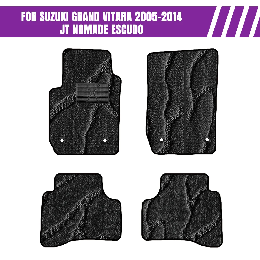 

Car Floor Mats For Suzuki Grand Vitara 2005-2014 JT Nomade Escudo Car-Specific Fit Waterproof Car Mat Interior Accessories