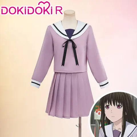IN STOCK Iki Hiyori Cosplay Costume Anime Noragami Cosplay【XS-2XL】DokiDoki-R Dress Iki Hiyori ARAGOTO Plus Size Halloween