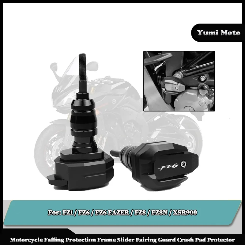 

Motorcycle Falling Protection Frame Slider Fairing Guard Crash Pad Protector For YAMAHA FZ1 FZ6 FZ6FAZER FZ8 FZ8N XSR900