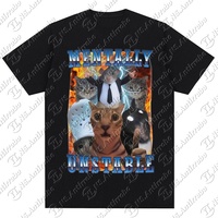 Fuuny Kittler Hilarious Cat Meme T Shirts Men Women Cute Fashion O-Neck T-shirts Oversized Breathable Cotton T Shirt Streetwear