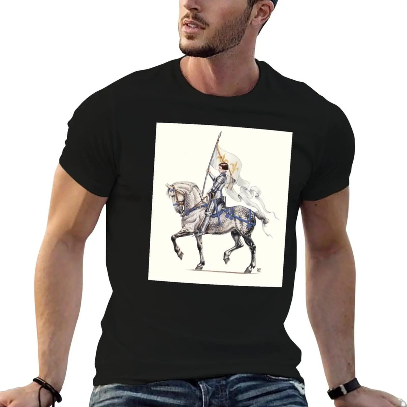 

Joan of Arc T-Shirt t shirt men 100% cotton luxury brand funny t shirts cotton t shirts for man graphic vintage T-Shirt