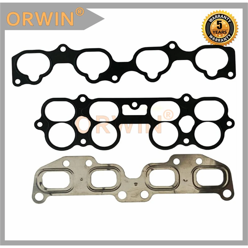 1Set New QR25DE Engine Complete Full Gasket Set Kit for Nissan X-Trail/Sentra/Altima 2.5L 2001- 50240800 10101-8J085 10101-AE226