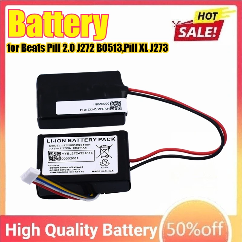 

Replacement Battery for Beats Pill 2.0 J272 B0513 , Pill XL J273 Speaker Battery