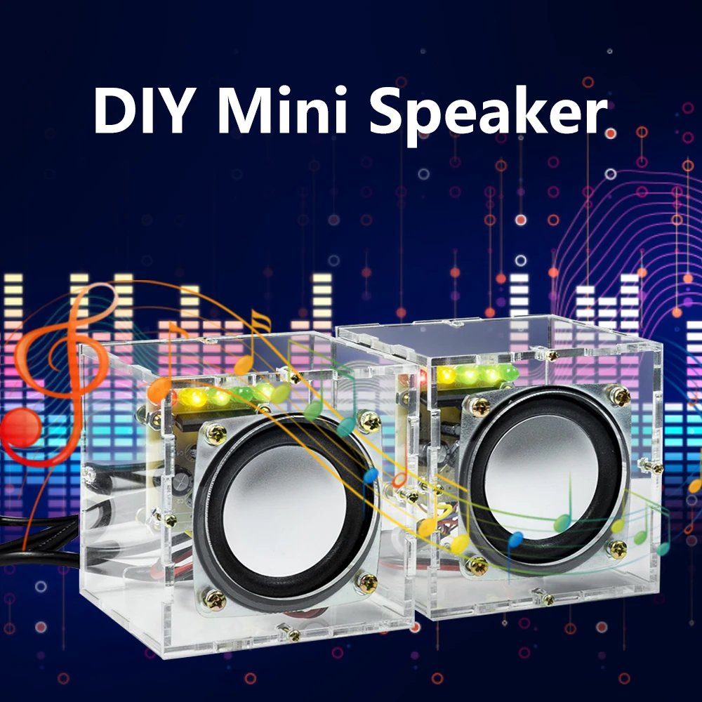 DIY Blue-tooth Speaker Box Kit Electronic Sound Amplifier for Science Experiment STEM Learning for Teens Adults